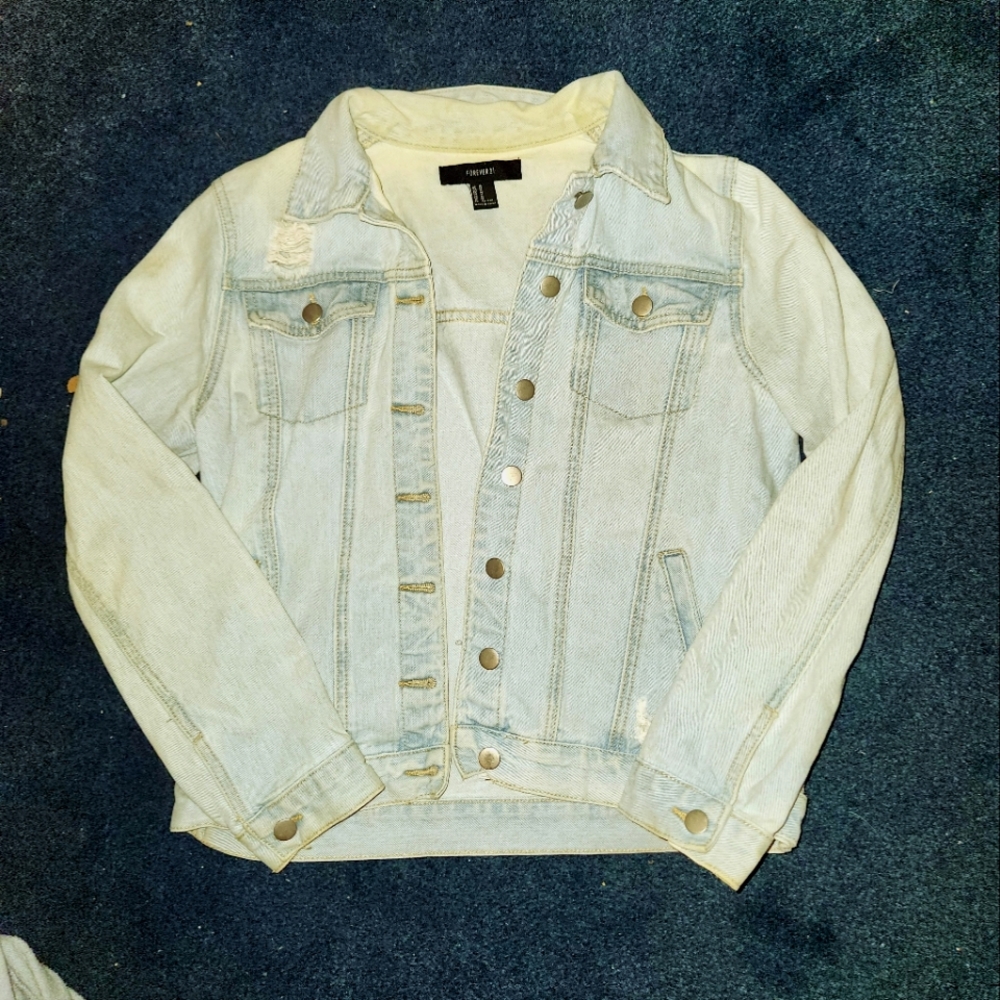 Distressed Denim Jacket